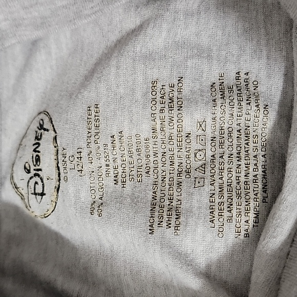 Disney Florida Mickey Mouse Graphic T Shirt Cartoon Embroidered Men's Size L - Picture 2 of 7